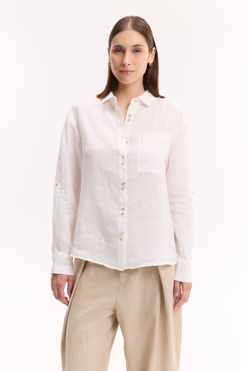 CAMISA BASIC LINO DAPHNE