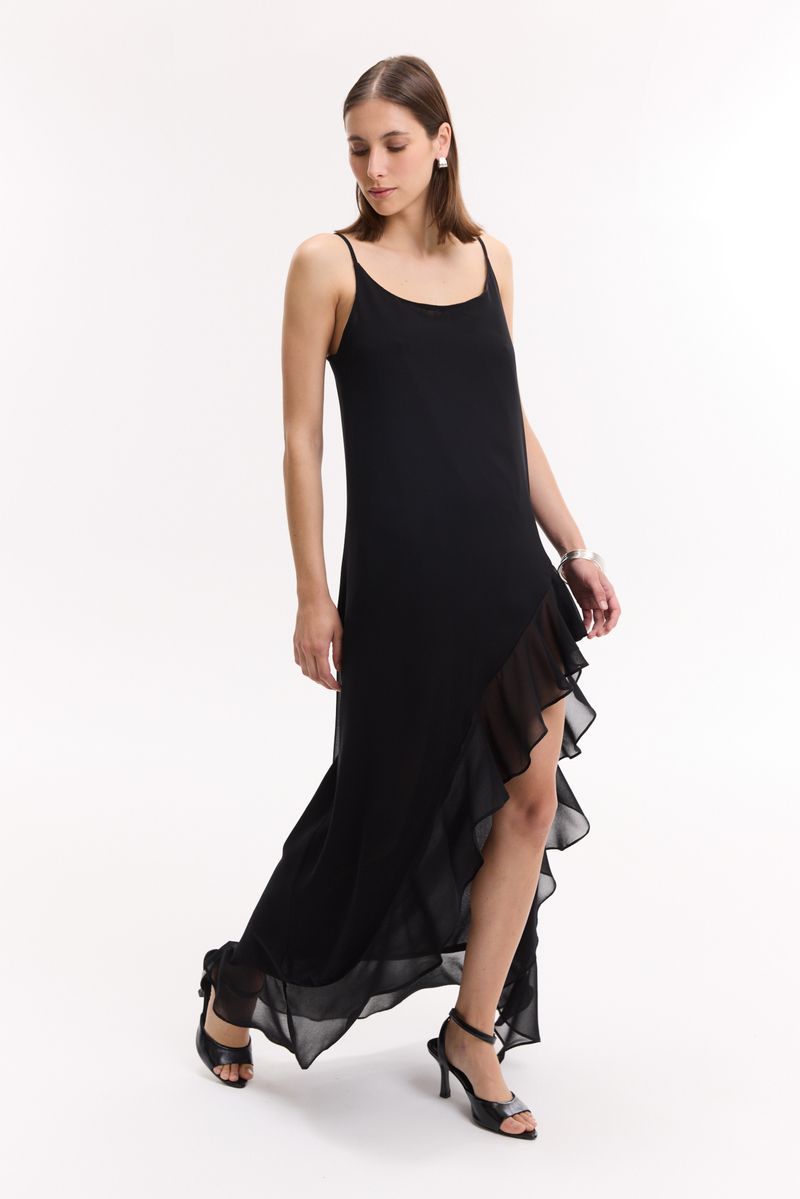 VESTIDO RUFFLES NOCHE