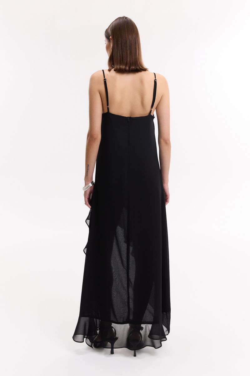 VESTIDO RUFFLES NOCHE