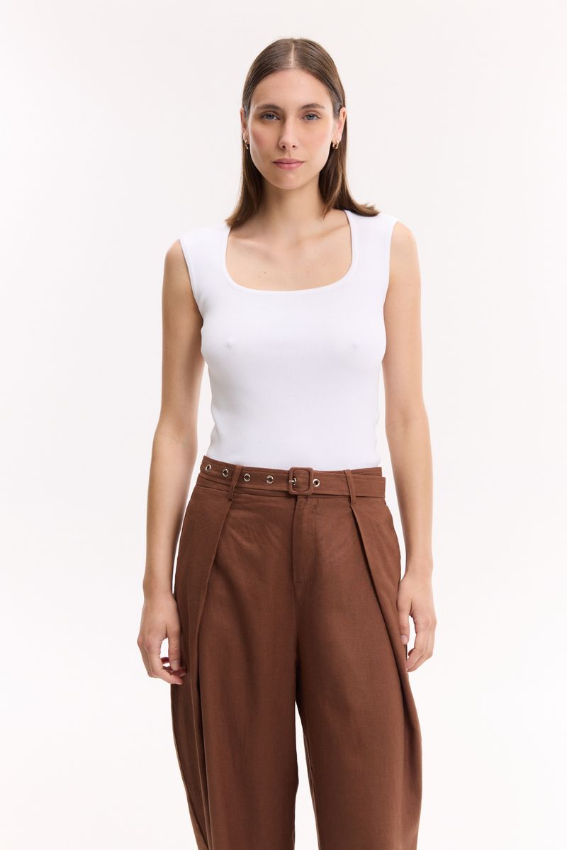 SWEATER TOP SQUARE NECK AMER