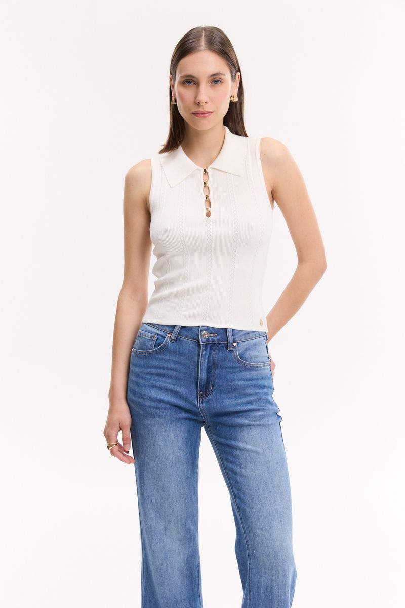 SWEATER TOP POLO TIGHT NINA
