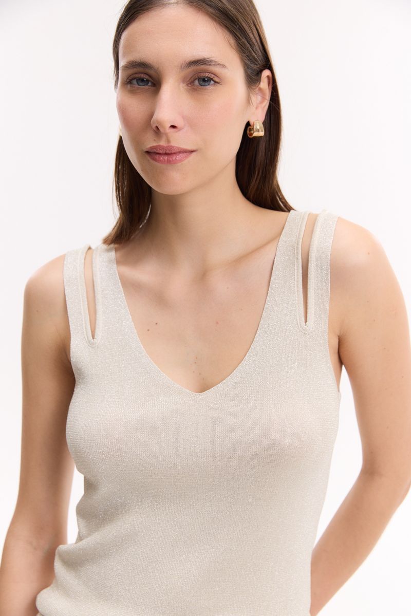 SWEATER TOP DOUBLE STRAP ZOE