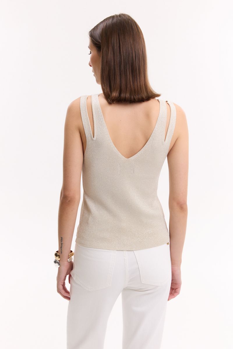SWEATER TOP DOUBLE STRAP ZOE