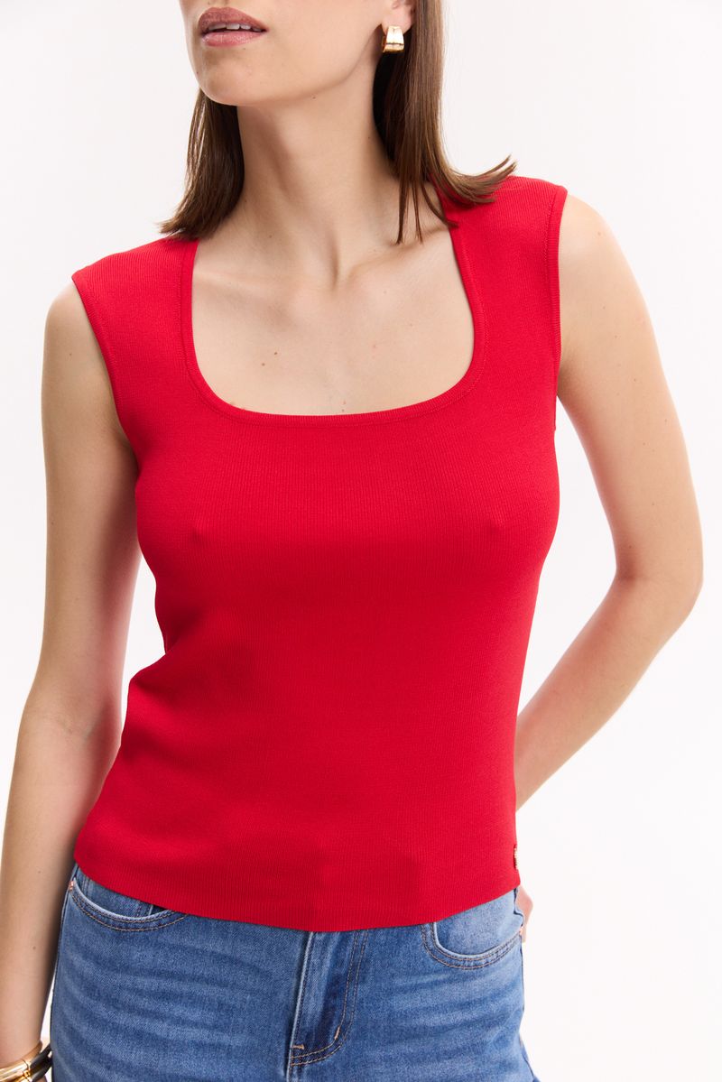 SWEATER TOP SQUARE NECK AMER