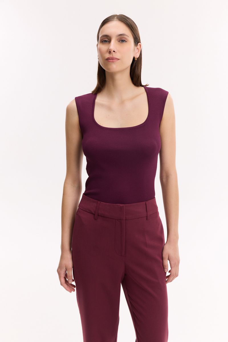 SWEATER TOP SQUARE NECK AMER