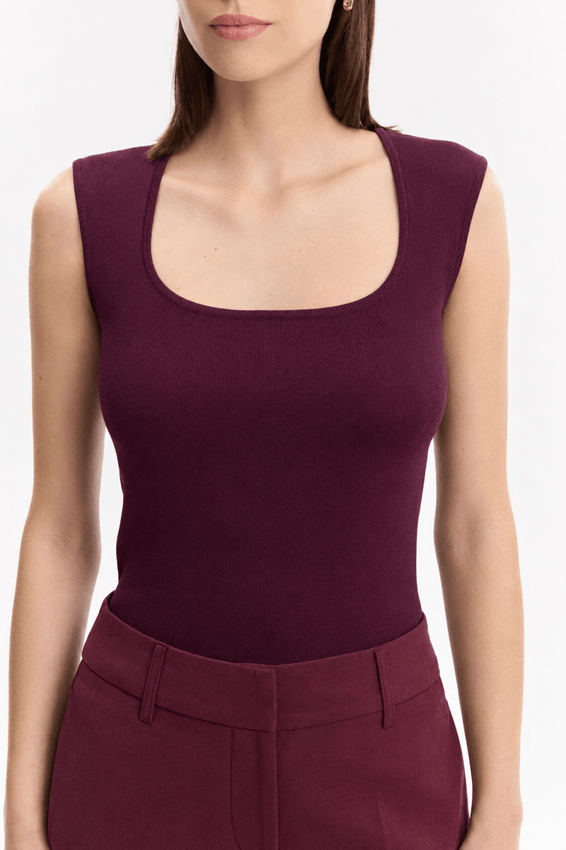 SWEATER TOP SQUARE NECK AMER