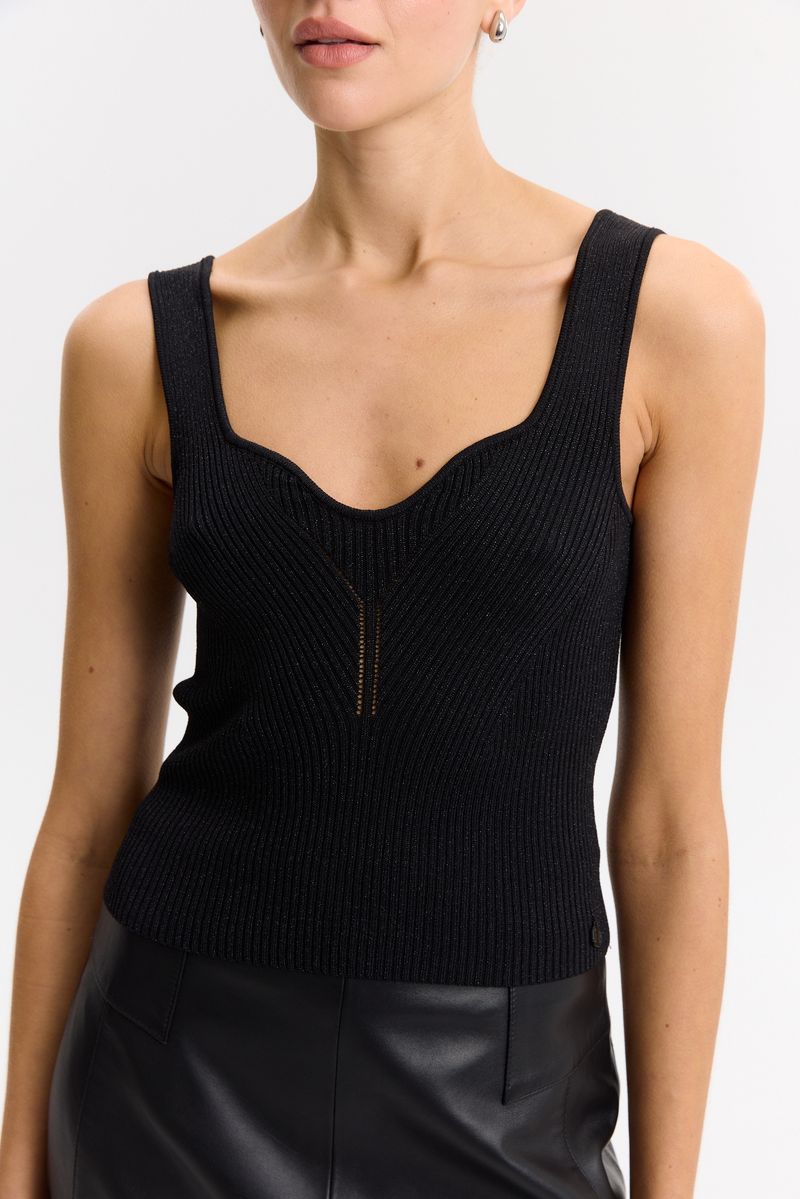 SWEATER TOP LUREX AMBER